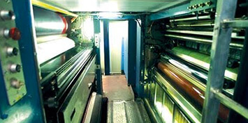 Valji in tesnila za tiskarsko industrijo